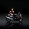Moreart Miniature Figure Bike Set MO222071 Model Girl Model Diorama Minicar 1/64 & [Used]