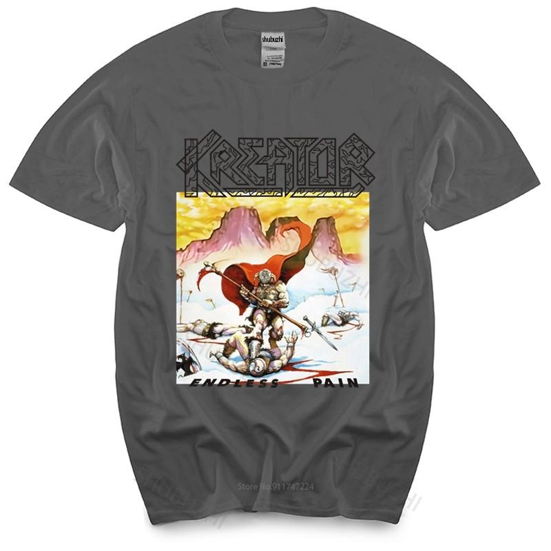 cotton tshirt men summer tees KREATOR ENDLESS PAIN THRASH DESTRUCTION SODOM CORONER RAGE fashion brand teeshirt homme tops