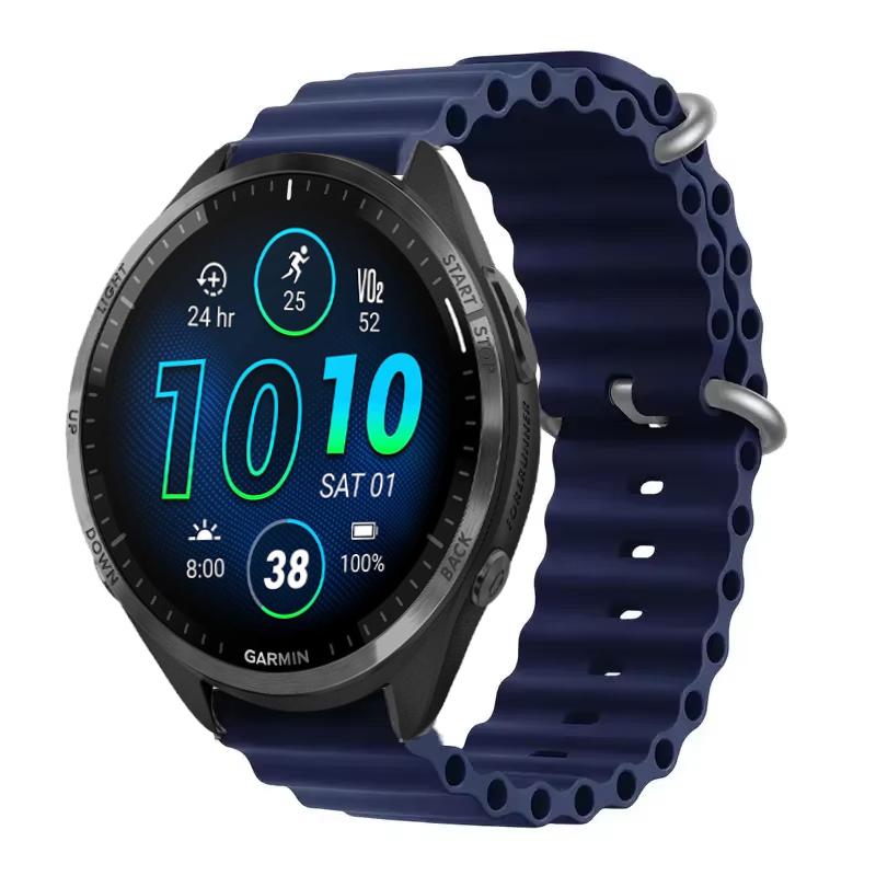 Sports Silicone Strap For Garmin Forerunner 965 955 Solar 945 935 745 Strap Watch Band 22mm Replacement Wristband Bracelet
