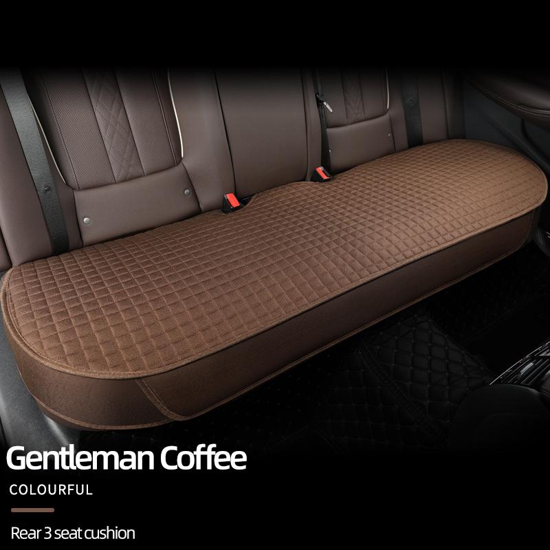 Car Seat Cushion for Front and Back Seat Soft Breathable Four Seasons Universal Car Seat Protector Pad Universal for Most