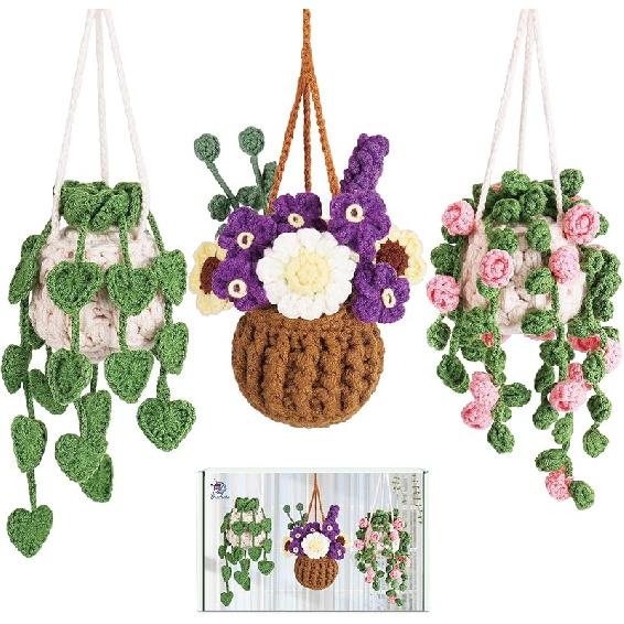 Crochetta Crochet Kit for Beginners - Crochet Starter Kit with Step-by-Step Video Tutorials, Learn to Crochet Kits for Adults and Kids, DIY Knitting