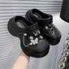 Fashion Cover Toe Butterfly-Knot House Slippers Platform Women Luxury Shoes Slides Designer Soft Butterfly-knot Slippers Casual Cover To