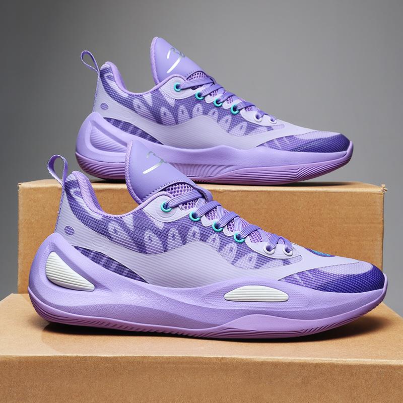 Specially for Large-size Basketball Shoes, Men's Shoes, Non-slip and Breathable Sports Shoes, Adolescent Middle School Students, Actual Combat Women's