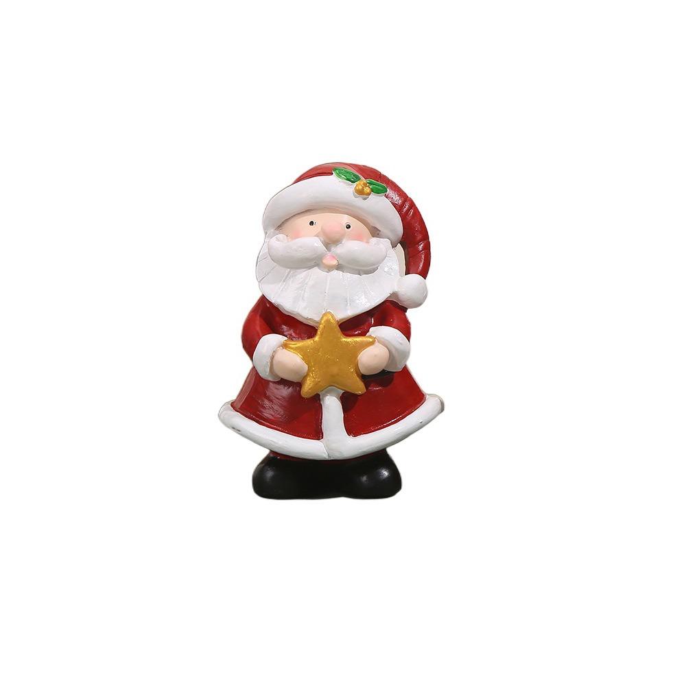 Funny Santa Claus Statue Creative Miniature Sculpture Micro Landscape Santa Claus Figurine  Gift