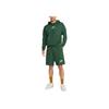 Nike Felpa con Cappuccio Casual con Logo Ricamato Uomo Top Verde FB7789-323