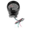 Obrotomierz RPM 7 Kolorów Światło LED Wskaźnik Tacho 95mm Samochód Benzynowy Ciężarówka Łódź Wskaźnik Obrotomierza ze Wskazówką 0-8000RPM Uniwersalny Czarny