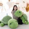 New 20-30cm Big Eyes Green Turtle Plush Toy Tortoise Soft Cute Cartoon Doll Gift for Kids Wedding Birthday Pillow