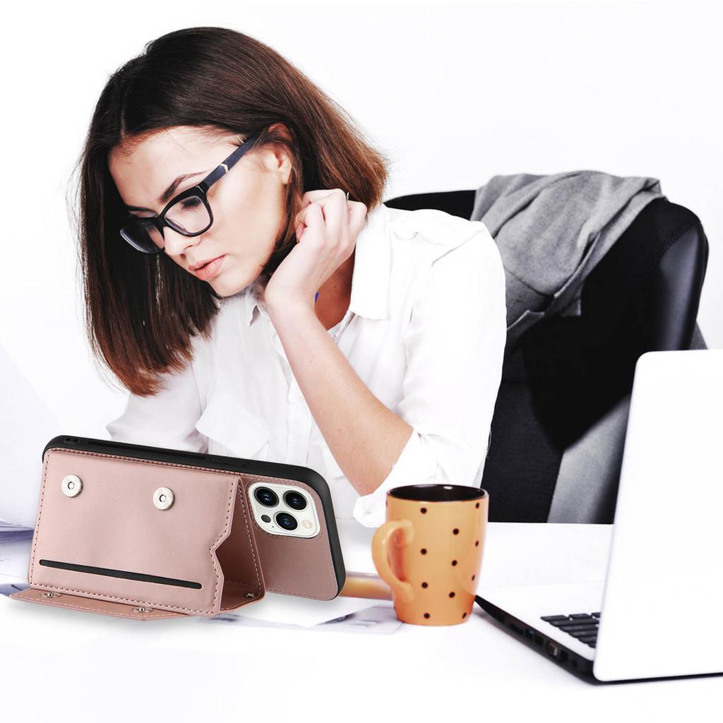 Capa para celular com compartimentos para cartões e carteira para iPhone 12,12Pro,12Pro Max 11Pro Max,11 Pro,XS Max,XR,XS,7Plus,8Plus,13,14,15...