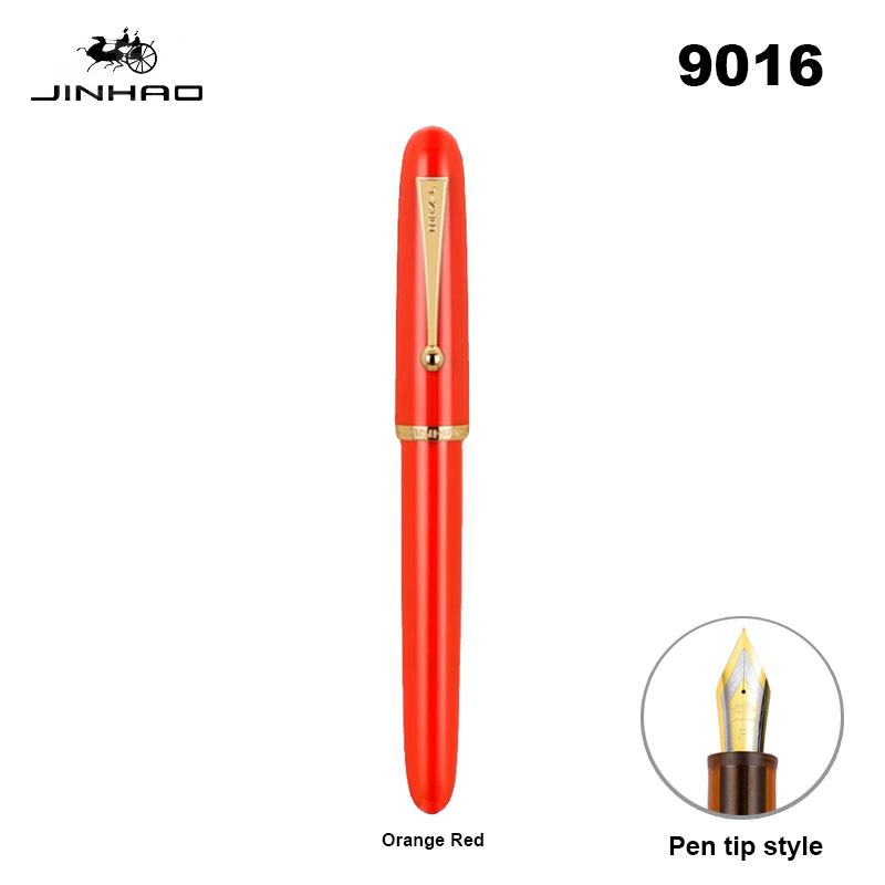 Jinhao 9016 Fountain Pen Acrylic Transparent Color Luxury Pens EF/F/M Extra Fine Nib Writing Office School Supplies Stationery