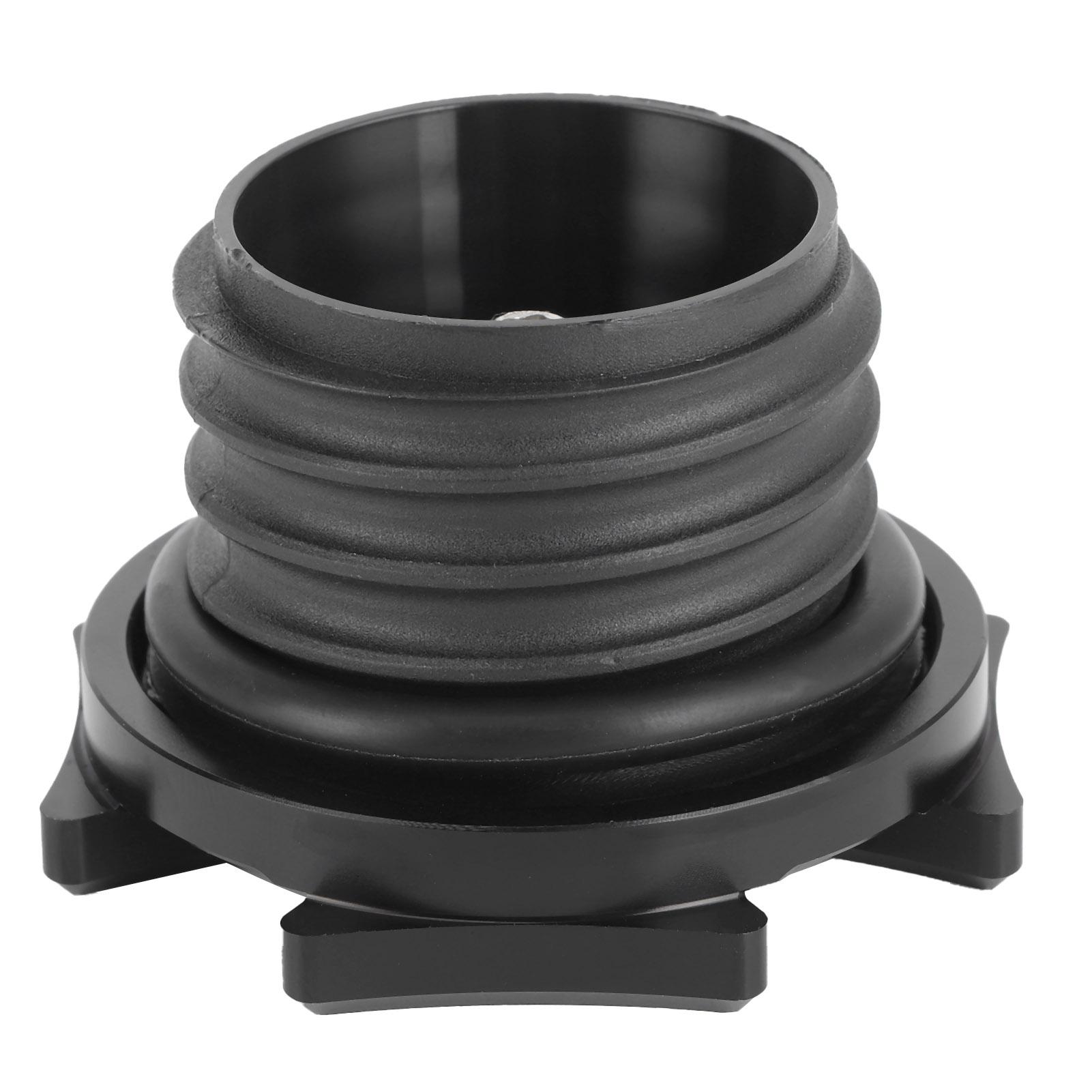 

Billet Aluminum Fuel Oil Tank Cover Cap Replacement Black Color Motorcycle Accessory