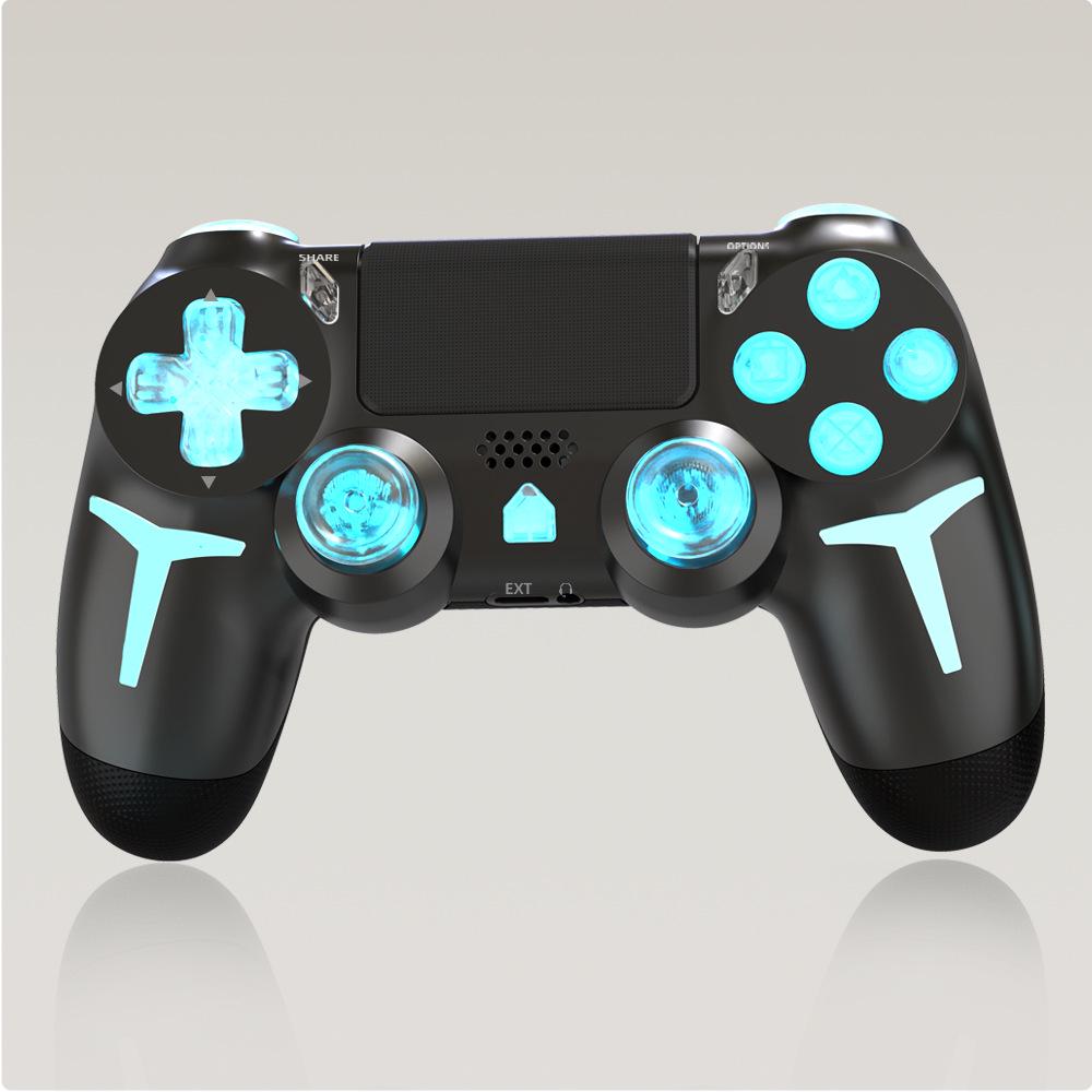 PS4 Wireless RGB Light Bluetooth Controller with Vibration for PS4/PC/Steam - Compatible with "It Takes Two".