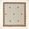 80 * 80CM Embroidered Square Scarf Decorative Silk Scarf Fashion Versatile Rose Headband