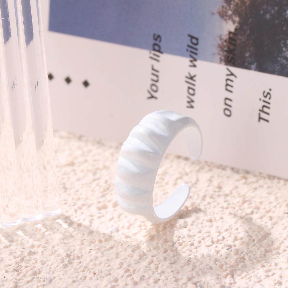 Otevírací prsten Dámské šperky Jednoduchý Elegantní Módní Otevírací Nastavitelný Prsten Dárek