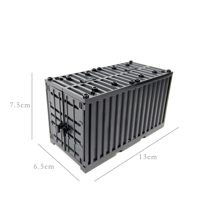 Plastic Container Assembly Military Building Blocks Box Toys Particle Mini Soldier Army Figure Wea pon Bricks Set Accessories