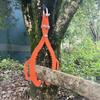 Large Capacity Firewood Tongs Featuring Design not Slip Handle For Safe Efficient Wood Handling Up To 50