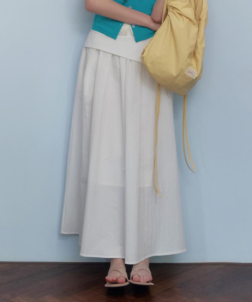 Teuwi Bemoon Wrap Layered Long Skirt