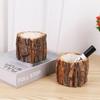 Cosmetic Holder Wooden Bark Pen Holder Multifunctional Stationery Box  Home Office