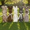 Easter Decorative Bunny Doll, Long Plush Bunny Figurine, Holiday Decorative Doll