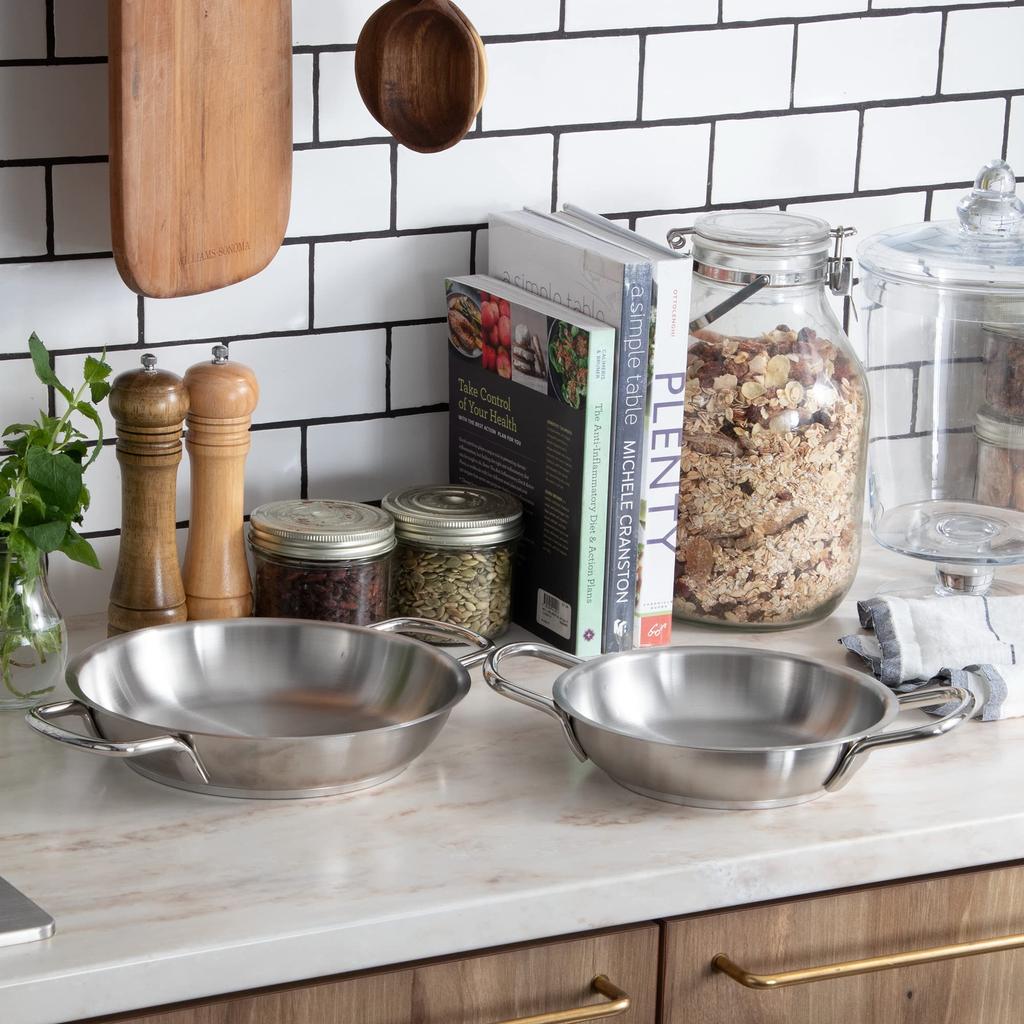 Endo Shoji Commercial Murano Induction Omelet Pan 36cm IH Compatible Stainless Steel AOM0505 18-8