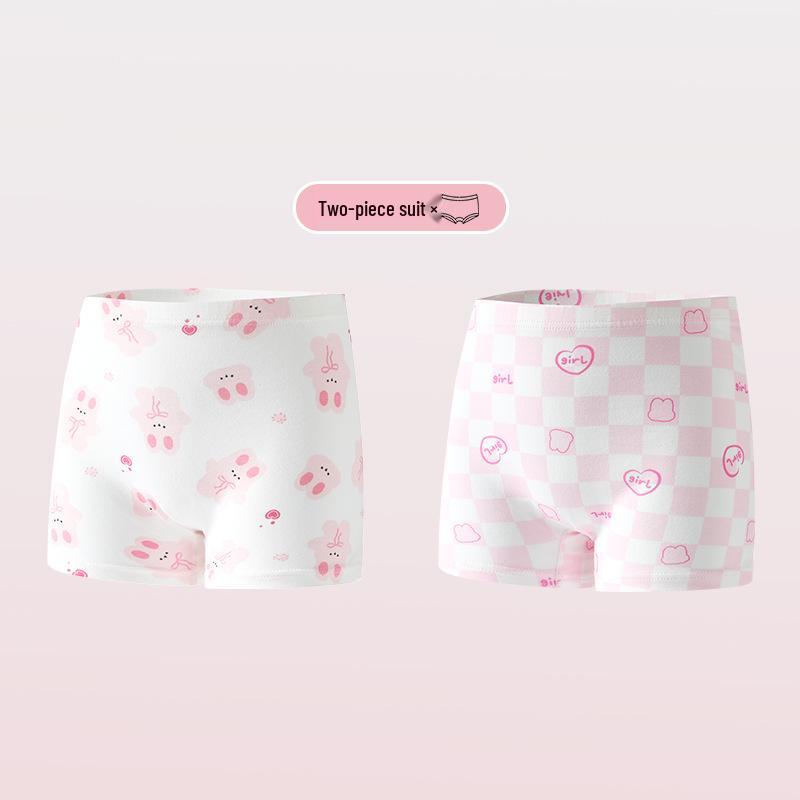 26 Pure Cotton Girls' Briefs 10A - Antibacterial, All-Cotton Gusset, No Fluorescence, Breathable Toddler and Baby Underwear