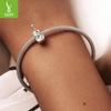 Elegant French Vintage Ziyun Violin Charm Bead In 925 Silver - SCC2077