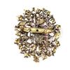 Workmanship Trendy Novelty Personality Faux Crystal Women Accessories Supplies Brooch