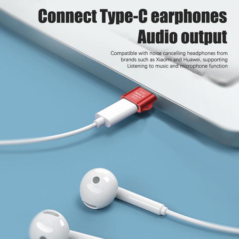 Datový kabel typu C na USB 3.0 samice-samec PD, adaptér, nabíječka na USB-C audio konverze, vhodný pro mobilní telefony, počítače