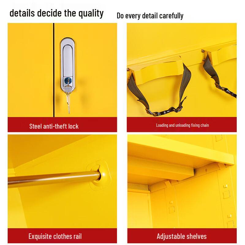 WEZHO School Emergency Supplies Cabinet