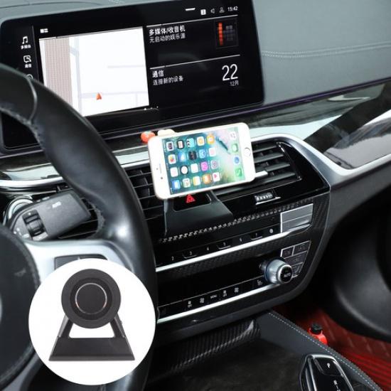 Magnetic Center Console Phone Mount Bracket For BMW 5 6 GT G30 G32 2018-