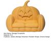 Baizihuahu Pumpkin Jewelry Storage Ornament, 3D Printed Halloween Sofa Shape, Handicrafts for Rings Earrings Table Decoration