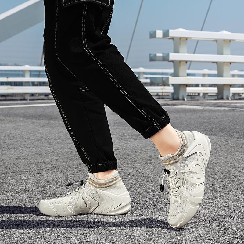 Men’s Sports Shoes Running Sneakers Students Jogging Shoes Green Lightweight Walking Socks Shoes Over Sized