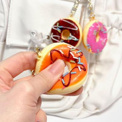 Donut Squishy Keychain