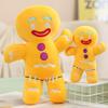 Kawaii Creative Gingerbread Biscuit Men Plush Doll Pendant Warm Happy Christmas Toy Home Decor Christmas Gift For Boys And Girls