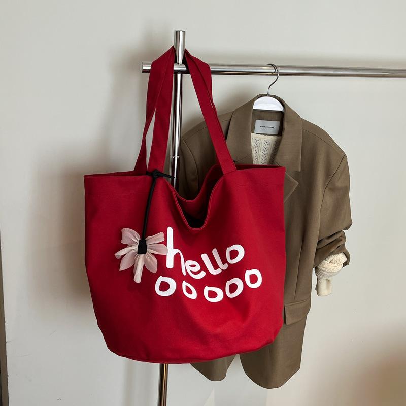 2025 new ins large-capacity shoulder bag niche design fashion trend tote shopping bag casual tote bag