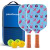 Children's Cartoon Fiberglass Pickleball Paddle Set