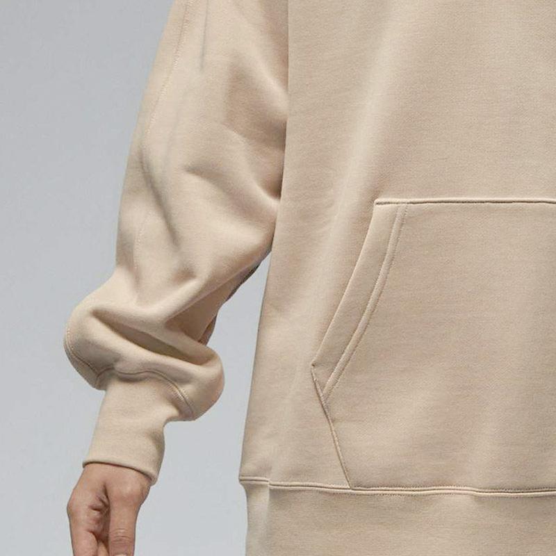 Jordan AS W AJ Girl Verbiage Fleece-Lined Casual Hoodie Women Tops Khaki FZ4334-221