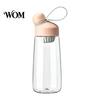 Wide Mouth Hydration Flask Tritan Plastic Water Bottle, with Leak Proof Lid, 600ml Capacity, Fast Commuter Bottle Drinking Spout Sports for