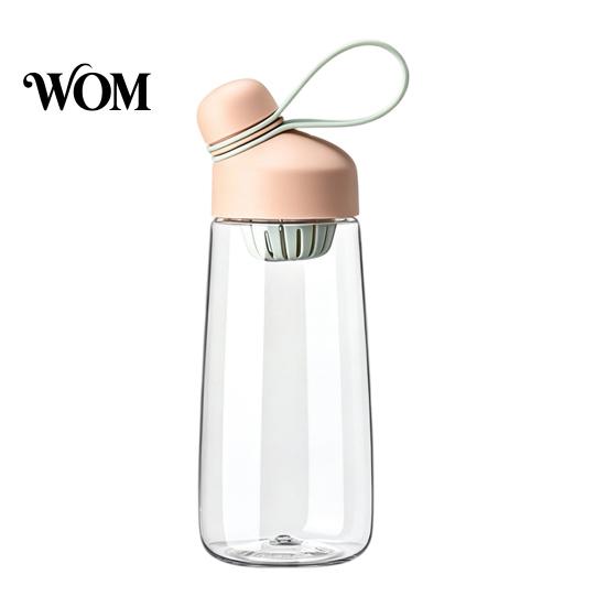 Wide Mouth Hydration Flask Tritan Plastic Water Bottle, with Leak Proof Lid, 600ml Capacity, Fast Commuter Bottle Drinking Spout Sports for