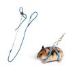 New Soft and durable adjustable pet traction rope with bell - the ultimate outdoor training companion for mouse, parrot, hamster