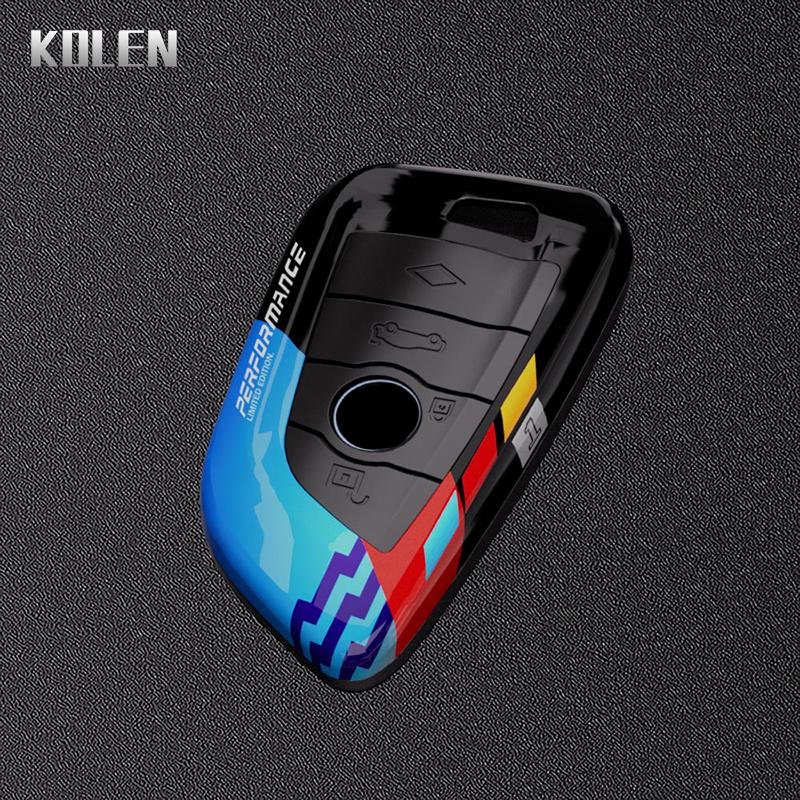 ABS-Kohlefaser-Autoschlüsselgehäuse-Abdeckungsschale für BMW 1 3 5 7 Serie X1 X3 X4 X5 X6 G20 G30 F15 F16 G01 G02 G05 F10 F20 F30 G07 F34