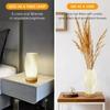 With Wooden Base LED Night Lamp Bed Head Lamp Desk Lamp Fashion Night Light  Gift