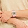 Swatch Quartz Movement Watch 41Mm Skeleton Dial Bio-Based Material Case Silicone Strap Unisex watches SO29Z105