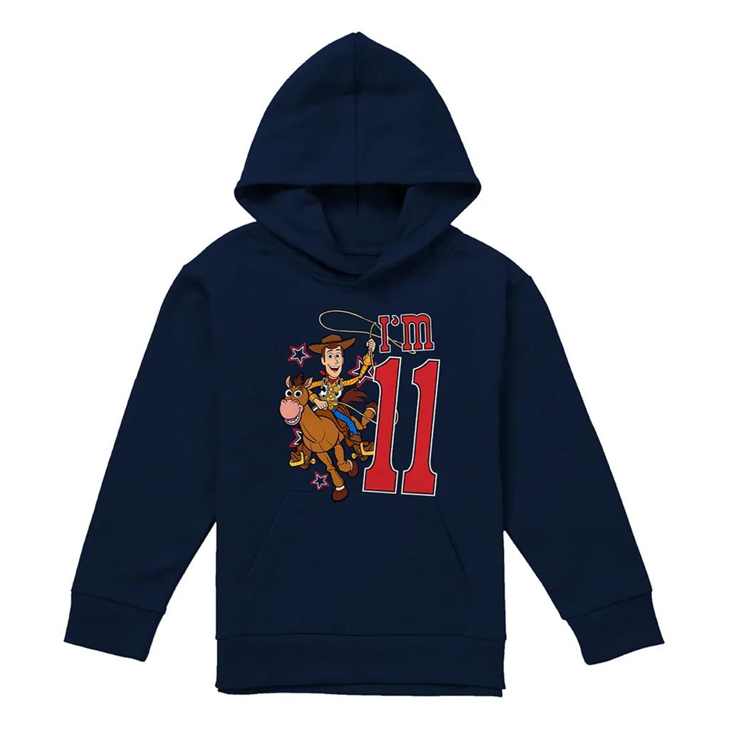 Toy Story Childrens/Kids I´m 11 Woody Birthday Pullover Hoodie