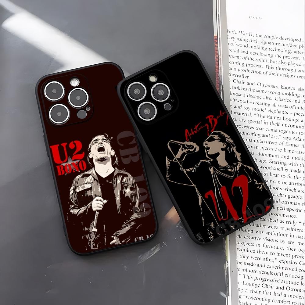 U2 Band Phone Case For IPhone 17 Pro Max 16 15 14 Pro Max 13 11 X Xs Xr 8 7Plus Silicone Cover