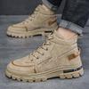 2025 Spring Men's British Style Martin Boots - Trendy Korean Fashion Hiking Shoes