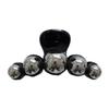 Efor. Hair Clip Silver Ball BK