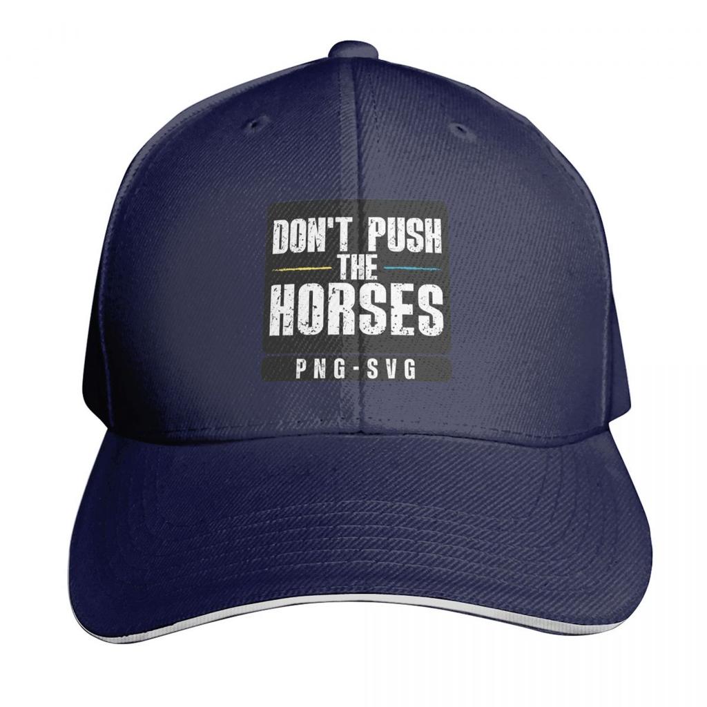 Dont Push The Horses Boxing Cap Fashion Casual Baseball Caps Adjustable Hat Hip Hop Summer Unisex Baseball Hats