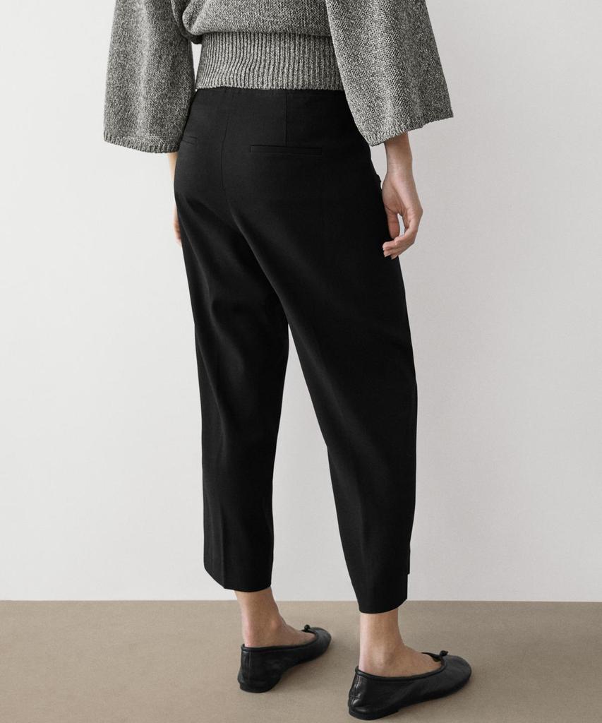 Masimodutti Button Detail Capri Pants