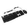 104 Key Keyboard Mouse Set Backlight USB Colorful Ergonomic Stable Backlit Keyboard Mouse Combo