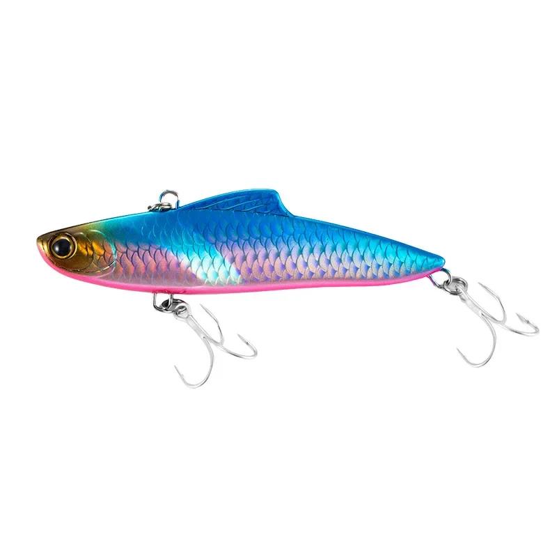

New 1Pcs Fishing Lure 10cm/33g Sinking Artificial VIB Lifelike 3D Simulation ABS Rustproof Treble Hook Hard Bait Sea Fishing